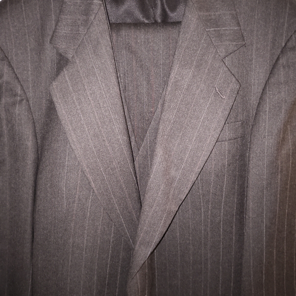 Oscar De La Renta 3 Piece Suit 44L 38W - Picture 6 of 15